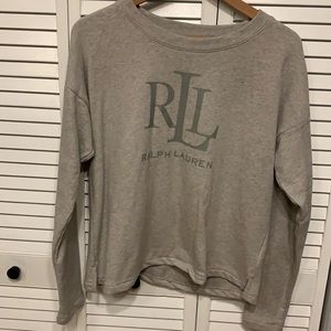 Grey Ralph Lauren crew neck